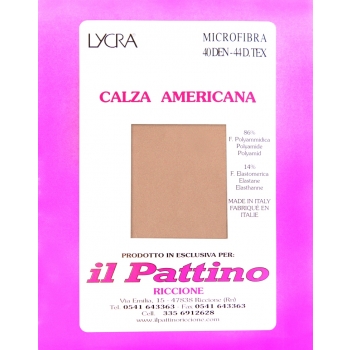 Calza Americana Originale " IL PATTINO RICCIONE "