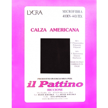 Calza Americana Originale " IL PATTINO RICCIONE "