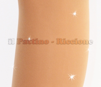 Calza Americana 50/60 DEN con Laccio e Strass" il Pattino Riccione "