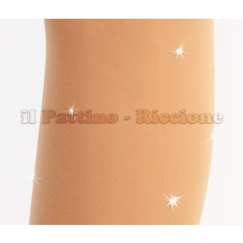 Calza Americana 50/60 DEN con Laccio e Strass" il Pattino Riccione "
