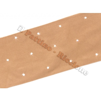 Calza Americana 50/60 DEN con Laccio e Strass" il Pattino Riccione "