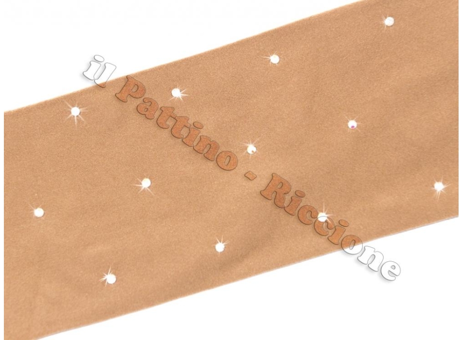 Calza Americana 50/60 DEN con Laccio e Strass" il Pattino Riccione "