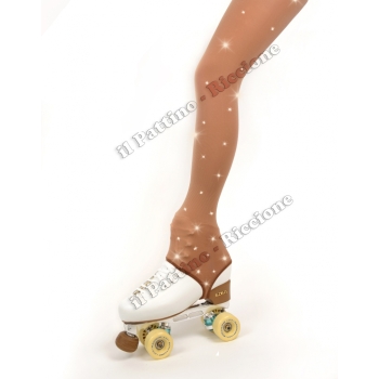 Calza Americana 50/60 DEN con Laccio e Strass" il Pattino Riccione "