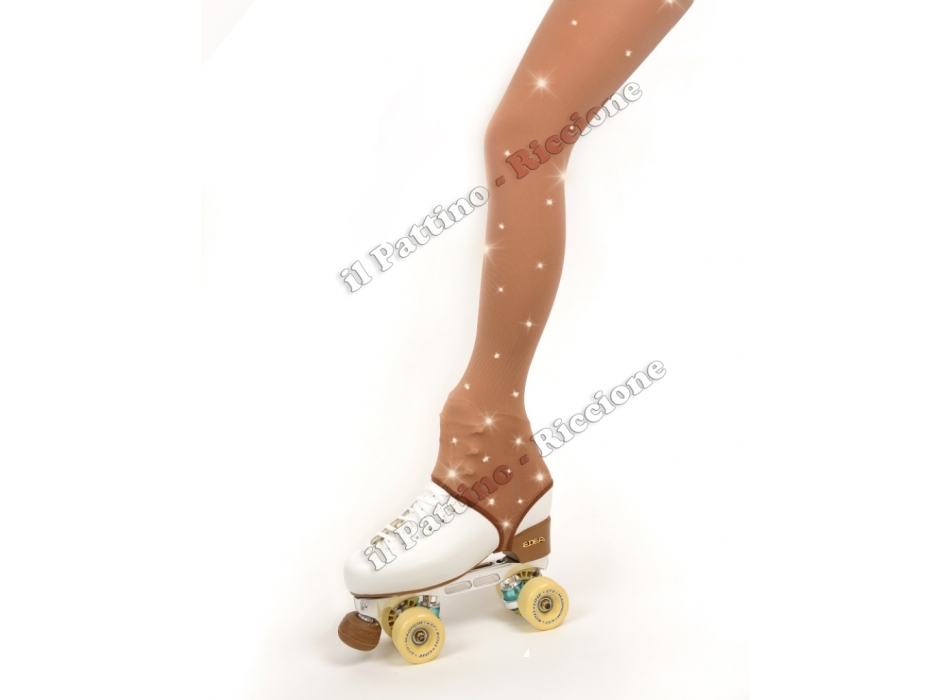 Calza Americana 50/60 DEN con Laccio e Strass" il Pattino Riccione "