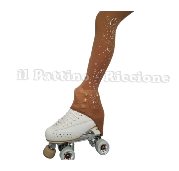 Calza Americana TACCO Colore Naturale MICRO SHINE FARFALLA