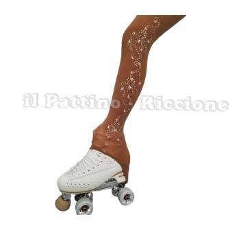 Calza Americana TACCO Colore Naturale MICRO SHINE FIORE