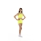 Calzoncino Shorts Wave Giallo Fluo Bambina