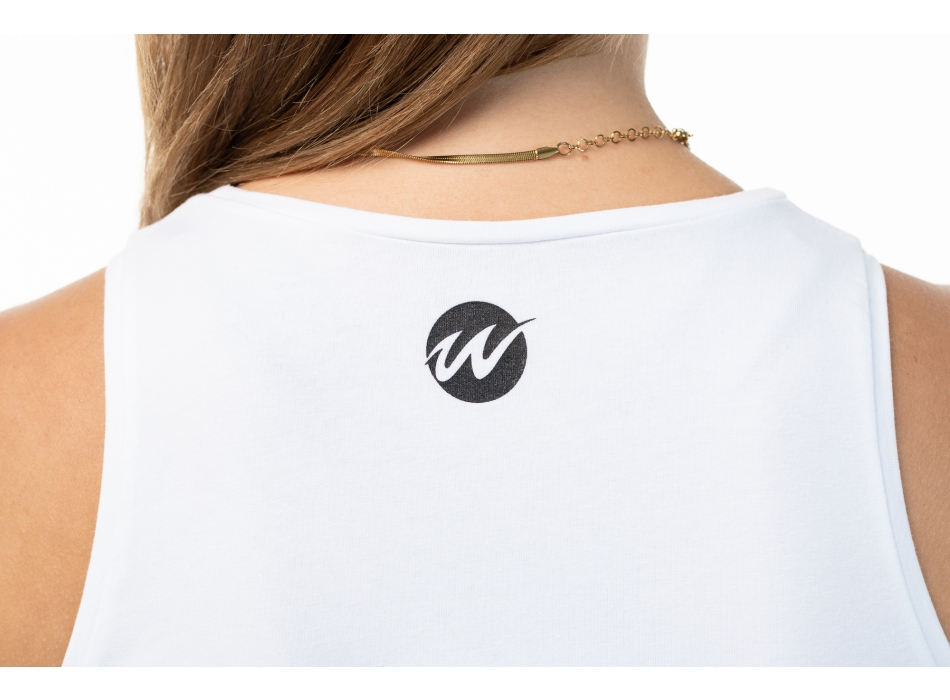 Canotta Wave con strass