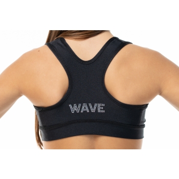 Completo sportivo bambina – Short + Top modello America colore NERO