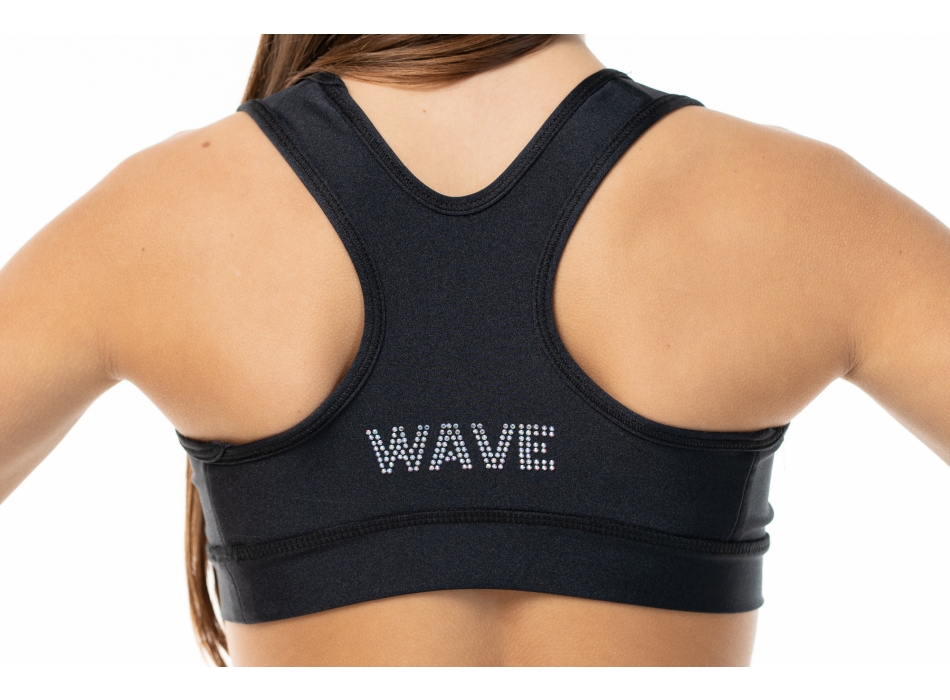 Completo sportivo bambina – Short + Top modello America colore NERO