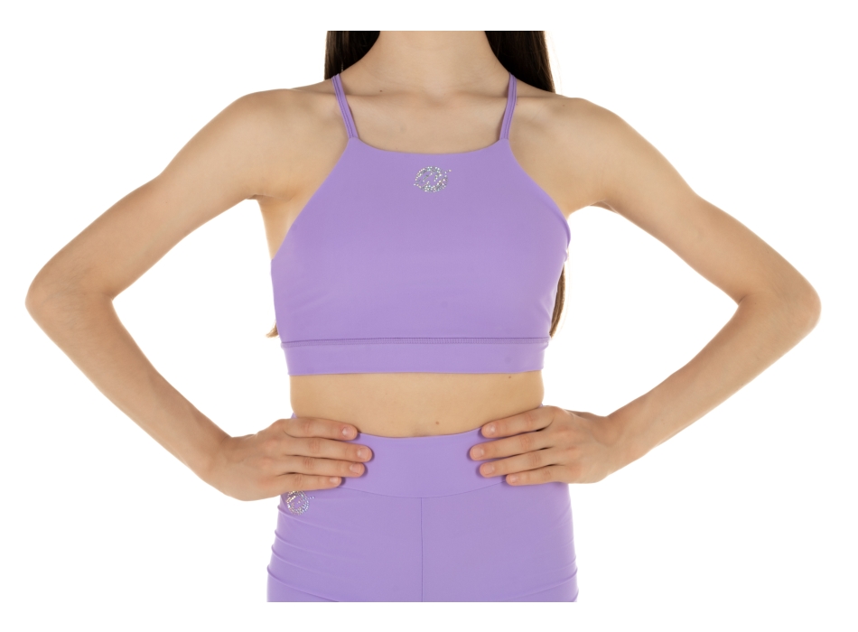 Completo sportivo bambina WAVE – Short + Top modello Asia Lilla