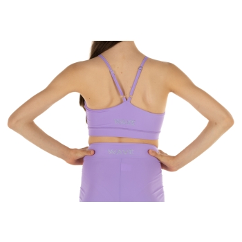 Completo sportivo bambina WAVE – Short + Top modello Asia Lilla