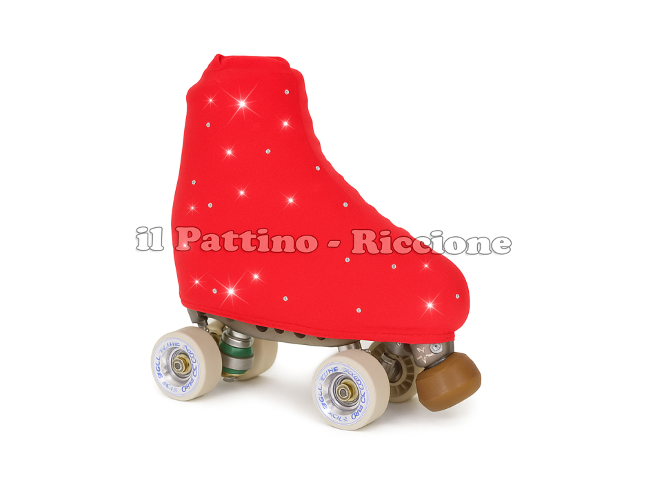 Copripattini colore Fucsia Fluo con Strass