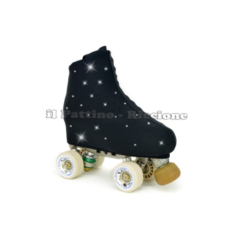 copripattini colore nero con Strass