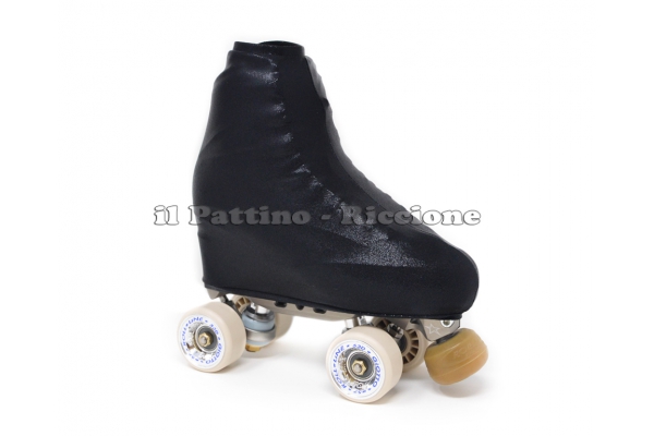 Copripattini Neri Copripattini In Lycra Per Pattinaggio - Taglia S (34/36) - 100% Made In Italy Copripattini Pattinaggio Rotelle