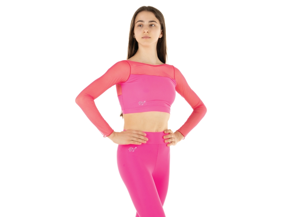 Crop Top Fucsia Fluo