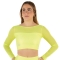 Crop Top Giallo Fluo