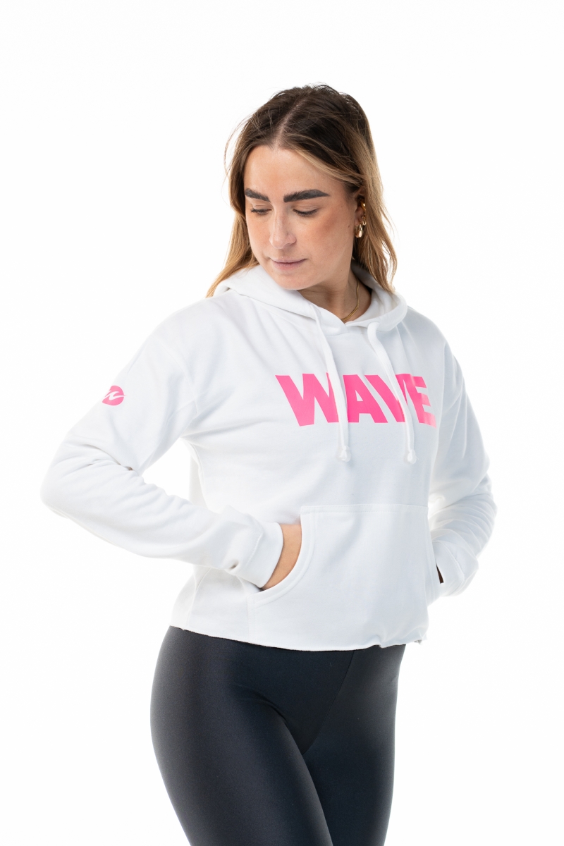 Felpa Wave Bianca