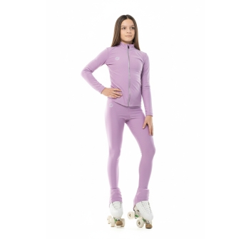 Giacca Basic in Lycra Bambina Avio