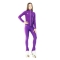 Giacca Basic in Lycra Bambina Viola