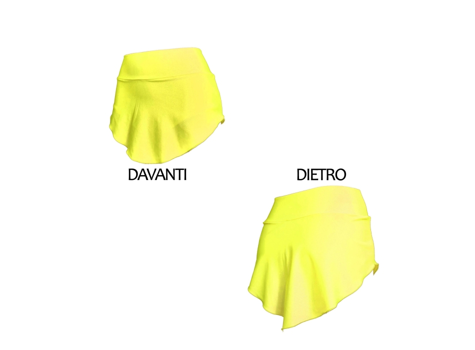 Gonnellino pattinaggio Giallo Fluo