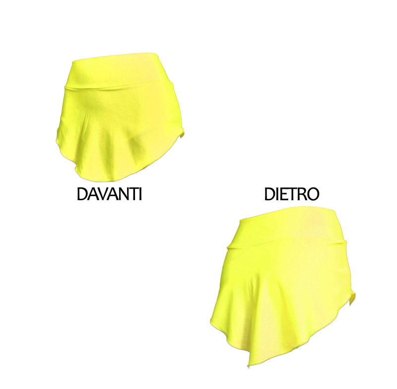 Gonnellino pattinaggio Giallo Fluo