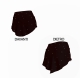 Gonnellino pattinaggio Nero con STRASS