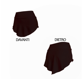 Gonnellino pattinaggio Nero