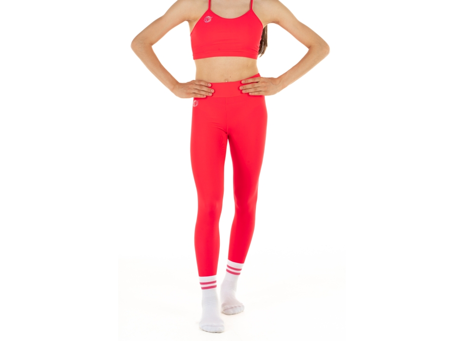 Leggings Wave Basic Nero Bambina