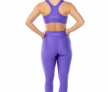 Leggings Wave Basic Nero Donna