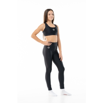Leggins Wave Basic Nero Donna