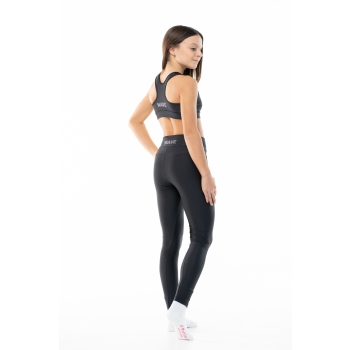 Leggins Wave Basic Nero Donna