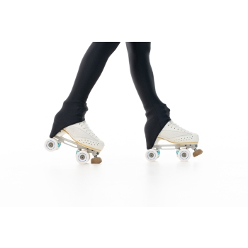 Leggins Wave con Tacco Nero Bambina