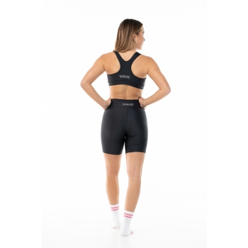 Pantaloncini Ciclista Wave Donna Nero