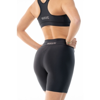Pantaloncini Ciclista Wave Donna Nero