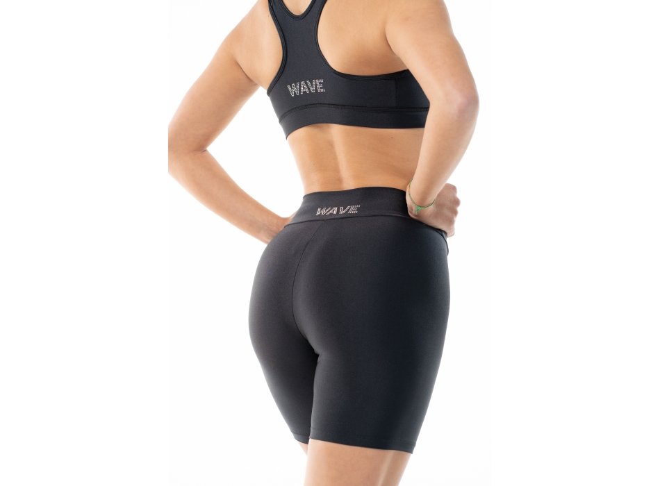 Pantaloncini Ciclista Wave Donna Nero