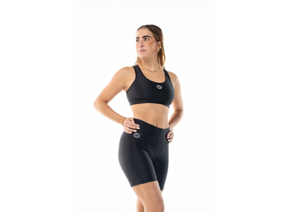 Pantaloncini Ciclista Wave Donna Nero
