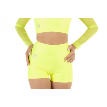 Pantaloncini Short Wave Donna Giallo Fluo
