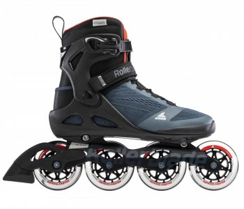 Pattini Rollerblade Macroblade 90 blu/arancione