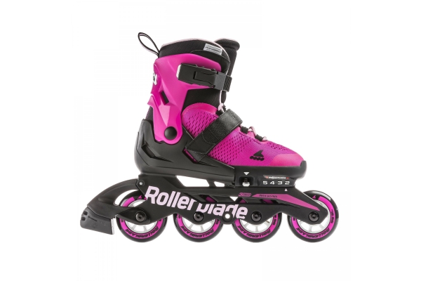 Pattini Rollerblade Microblade fucsia/nero