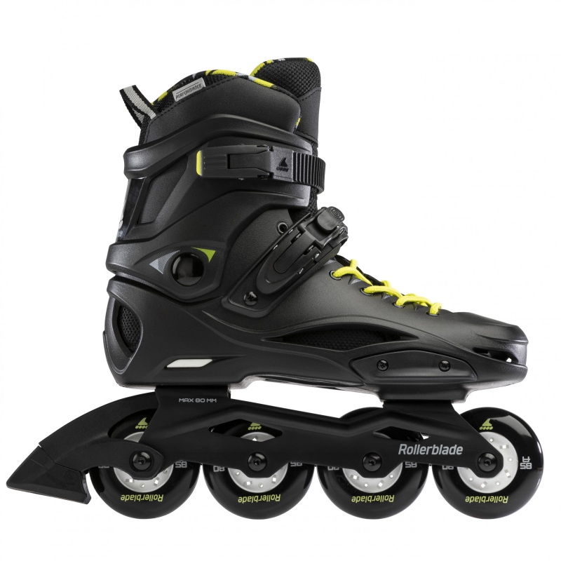 Pattini Rollerblade RB CRUISER NERO/GIALLO NEON