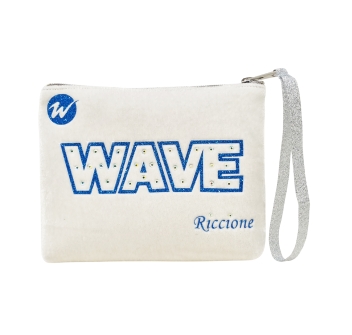 Pochette Wave - Bianco Velluto