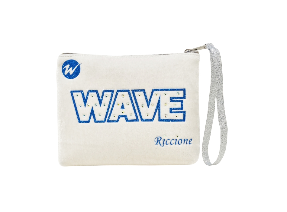 Pochette Wave - Bianco Velluto