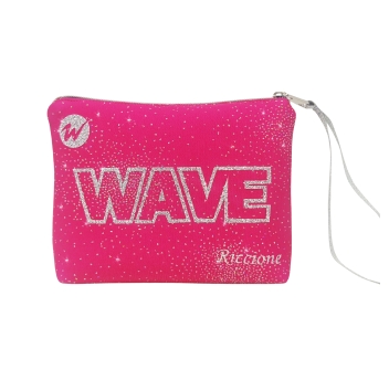 Pochette Wave - Glitterato Rosso