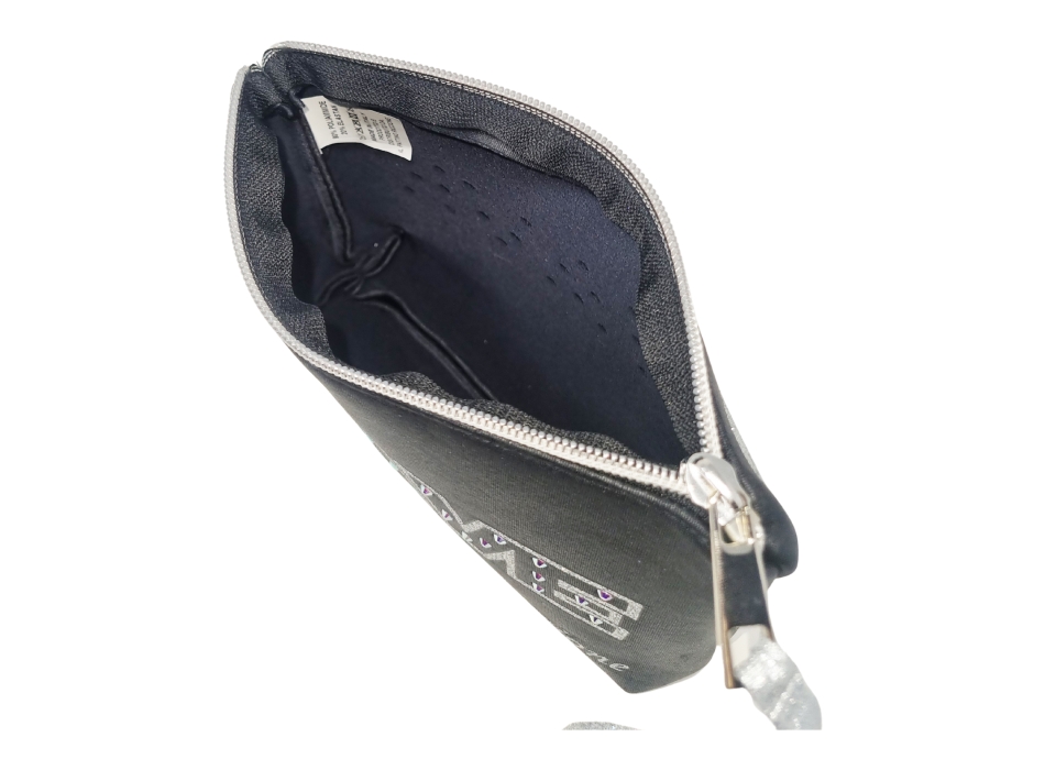 Pochette Wave - Nero effetto Pelle