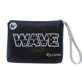 Pochette Wave - Nero effetto Pelle