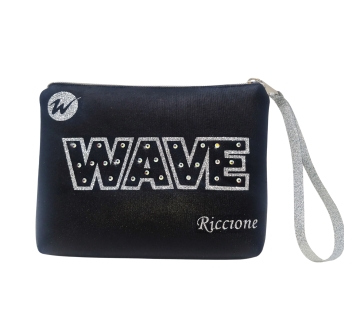 Pochette Wave - Nero effetto Pelle