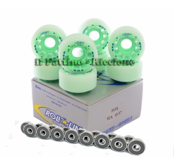 Ruote Fox 92/A diam. 57 con Cuscinetti