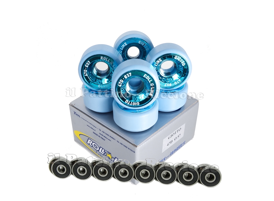 Ruote Giotto 47D - diam.57 con Cuscinetti