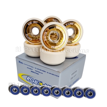 Ruote Giotto 53D - diam.57 con Cuscinetti